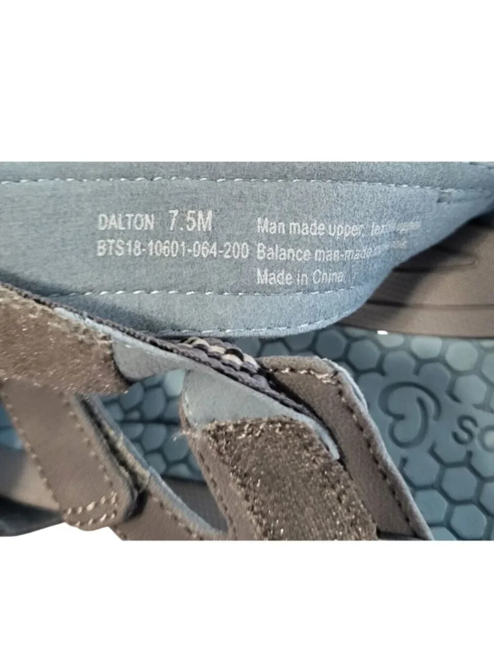 BARE TRAPS Light Blue & Gray Dalton Sandals - Women's 7.5